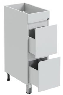 Тумба под раковину для стиральной машины СанТа Марс 700321 напольная 29см белый